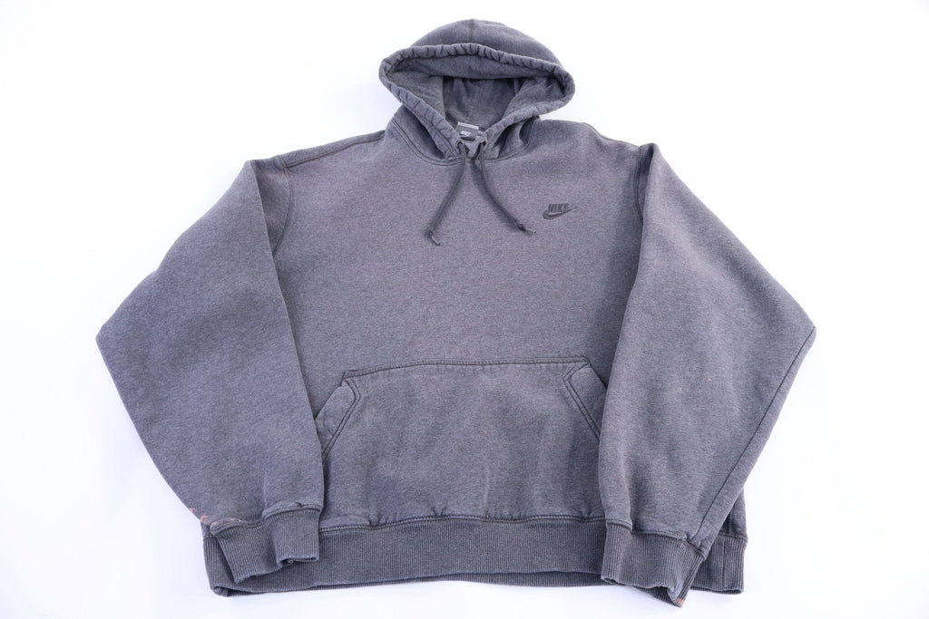 Vintage Nike Embroidered Logo Grey Pullover Hoodie product image 2