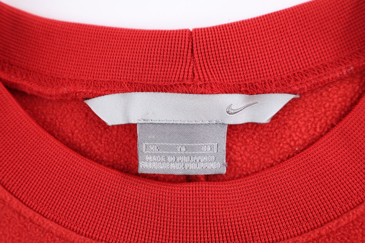 Vintage Nike Red Pullover Fleece Sweater