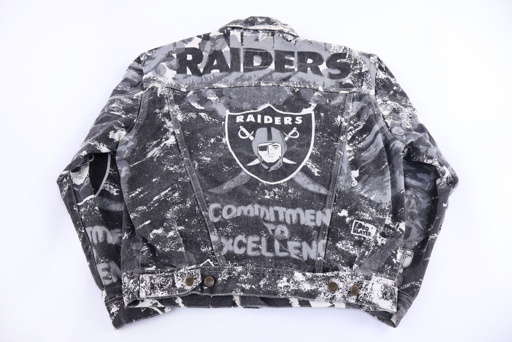Vintage Oakland Raiders Football Jacket product image 2