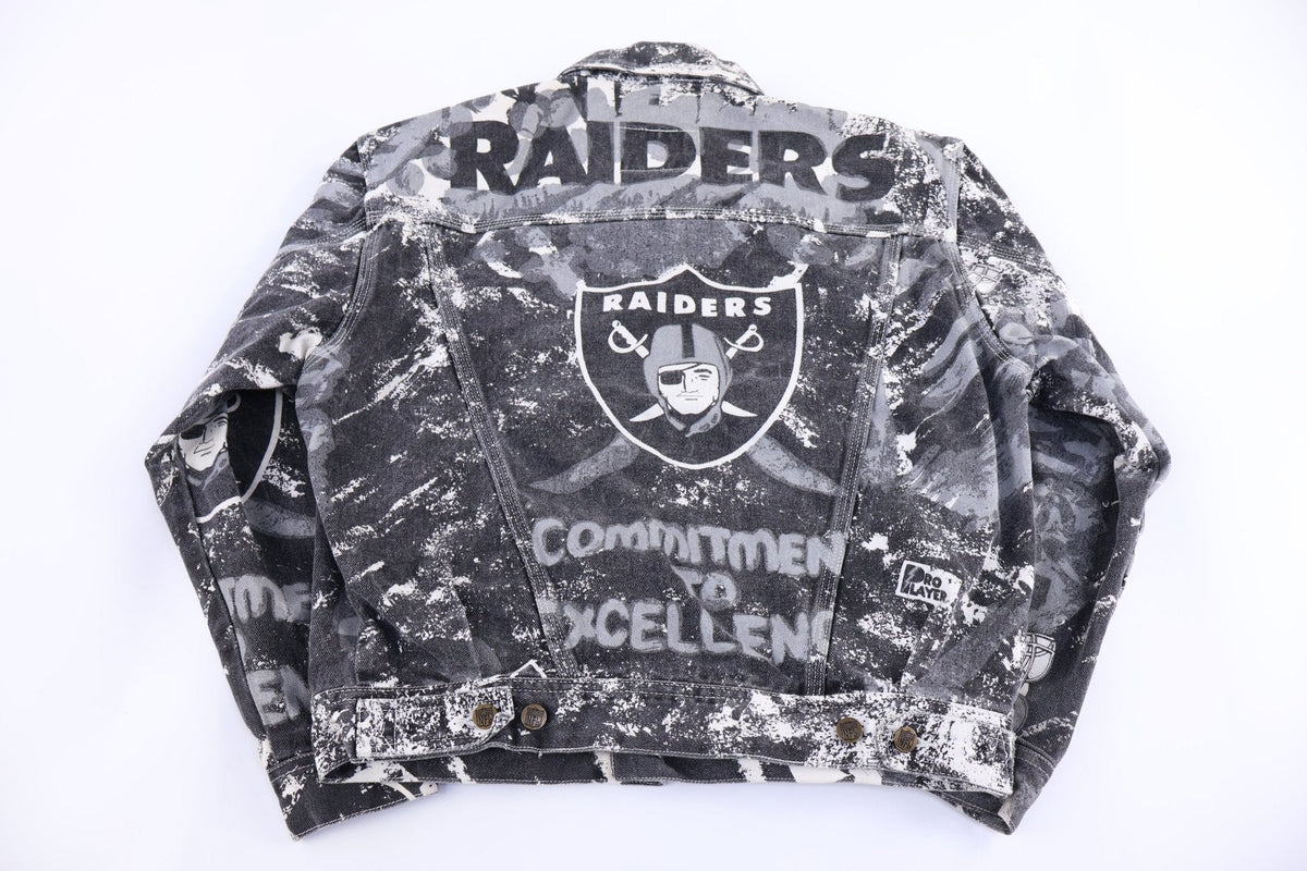 Vintage Oakland Raiders Football Jacket product image 2