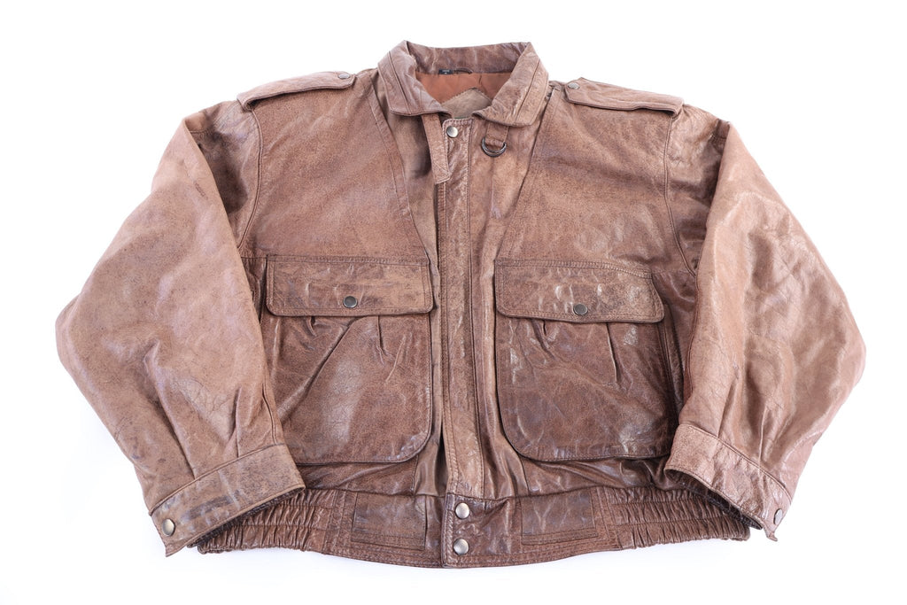 Vintage Pelle Cuir Bomber Jacket product image 1