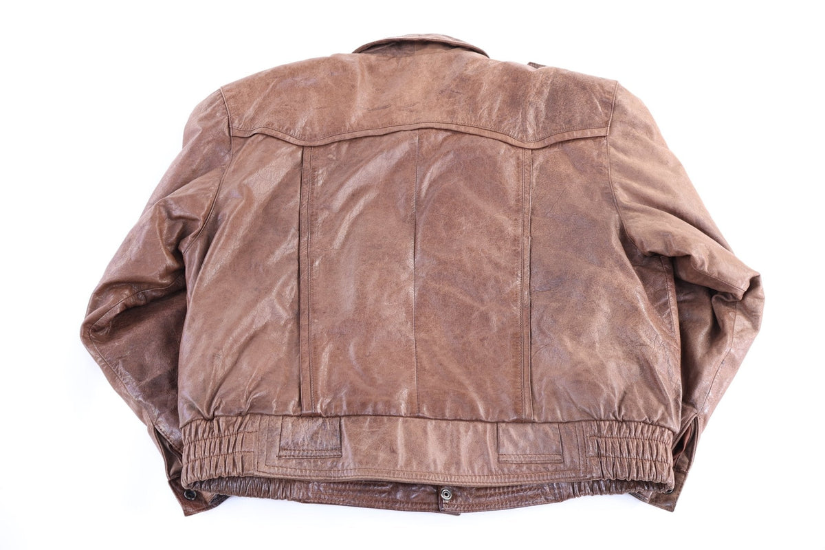 Vintage Pelle Cuir Bomber Jacket product image 2