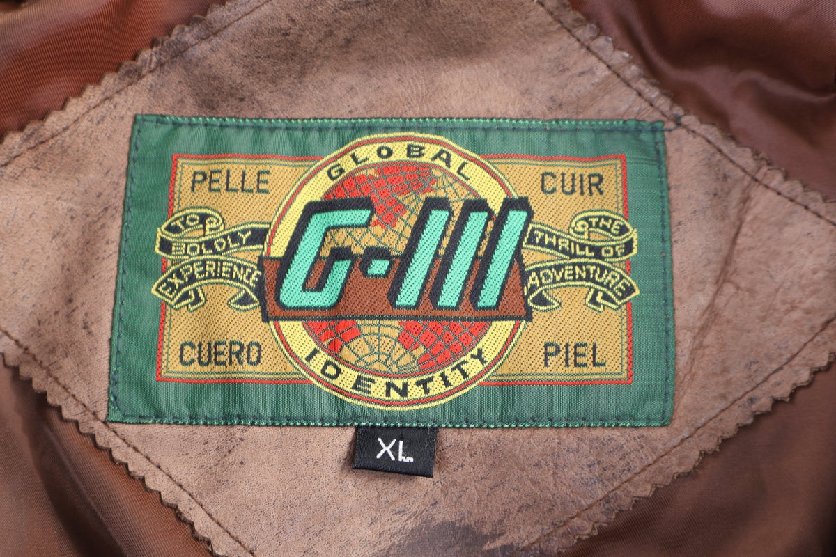 Vintage Pelle Cuir Bomber Jacket product image 3