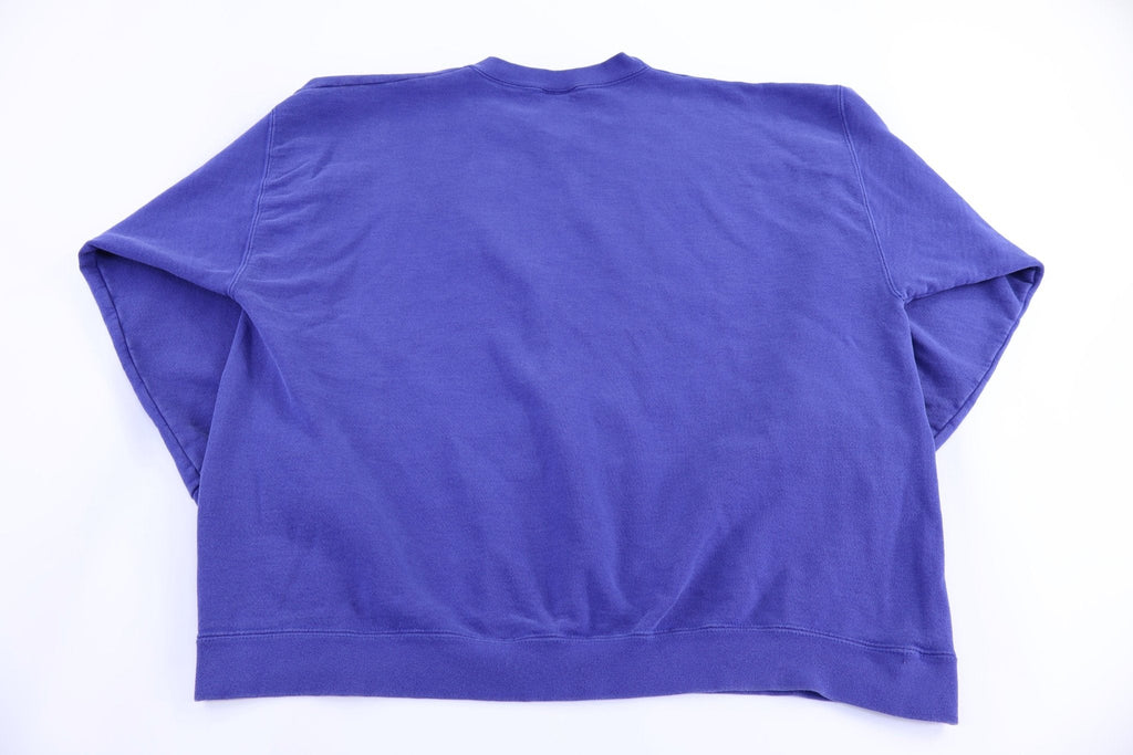 Vintage Reebok Embroidered Logo Blue Sweatshirt product image 2
