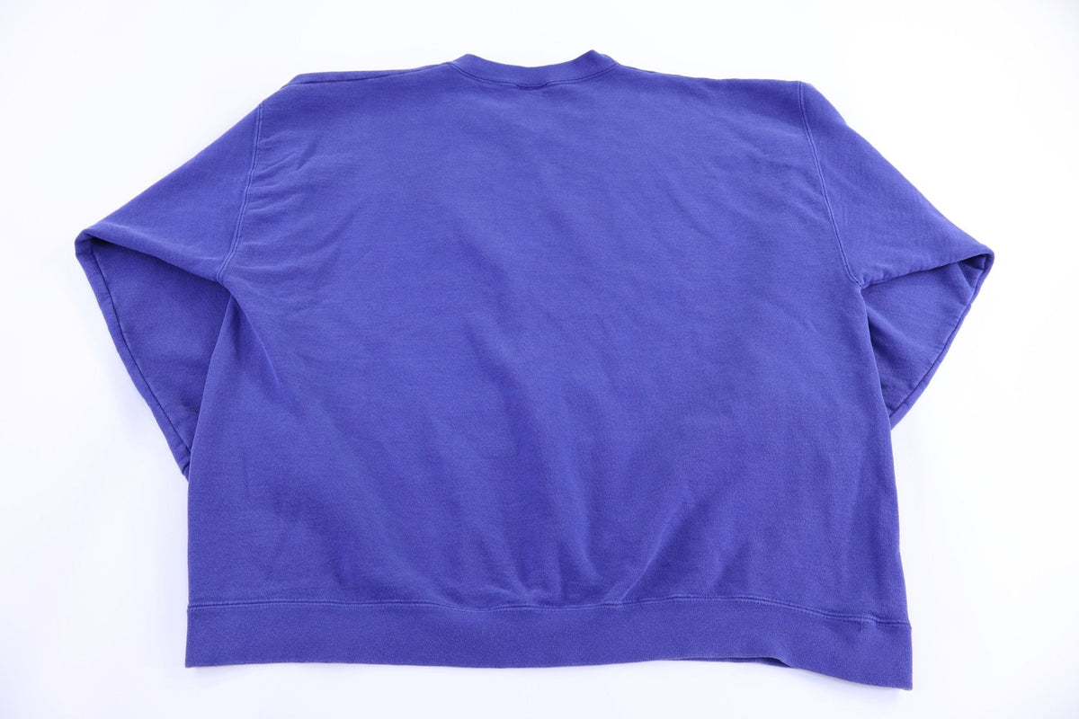 Vintage Reebok Embroidered Logo Blue Sweatshirt product image 2