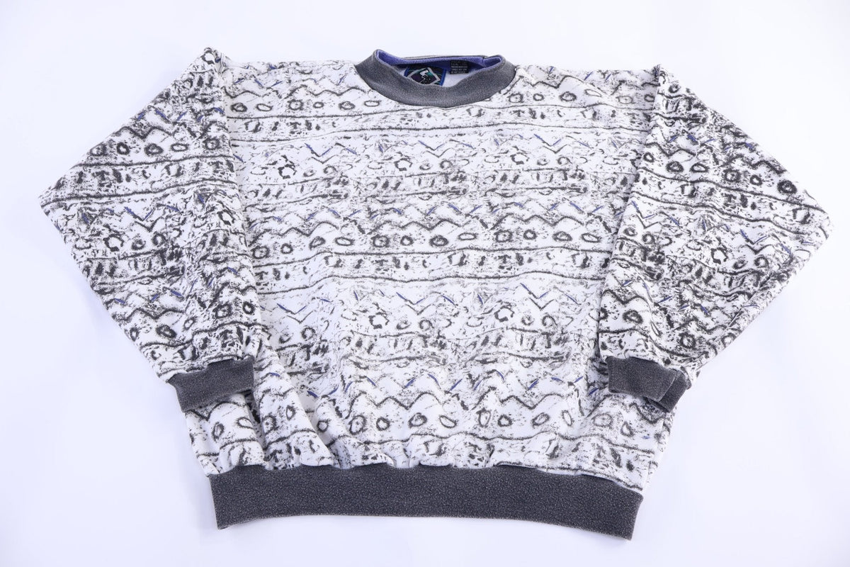 Vintage Santana Multipattern Pullover Sweater