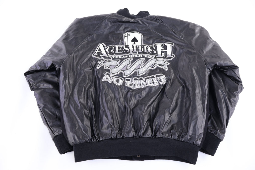 Vintage Texas Hold 'Em No Limit Bomber Jacket product image 1