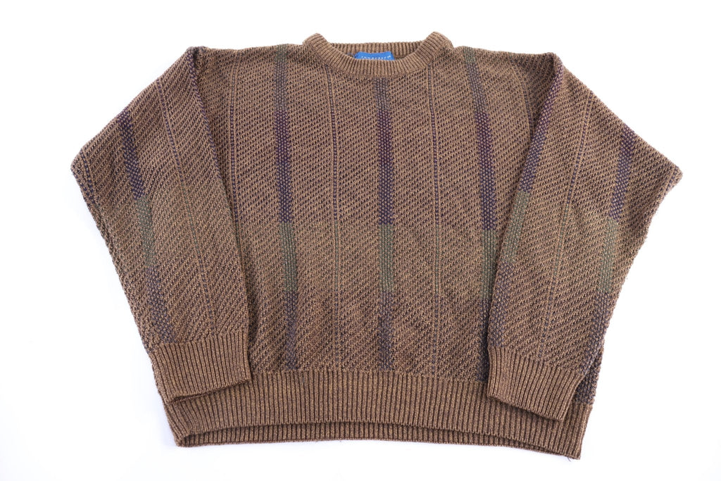 Vintage Towncraft Brown Knit Sweater