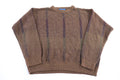Vintage Towncraft Brown Knit Sweater