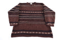 Vintage W Casuals Multipatterned Knit Sweater