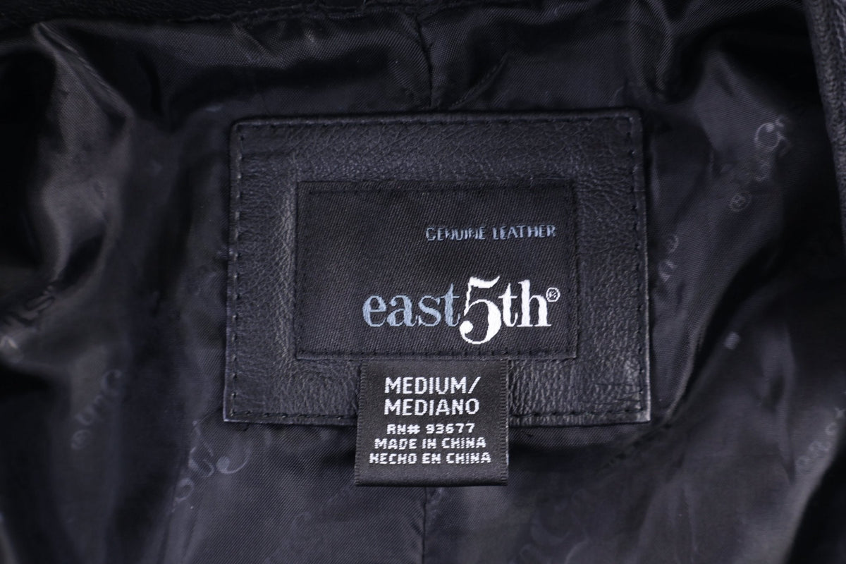 Women's East 5th Black Leather Jacket product image 3