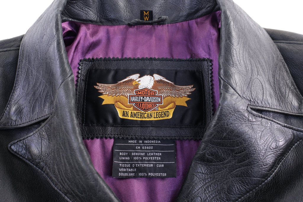 Women's Harley Davidson Motorcycles Black Leather Jacket product image 4