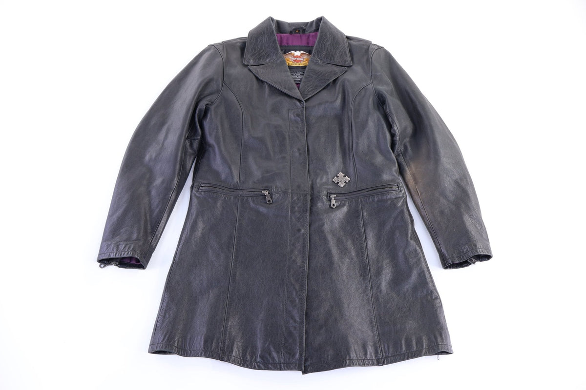 Women's Harley Davidson Motorcycles Black Leather Jacket product image 1