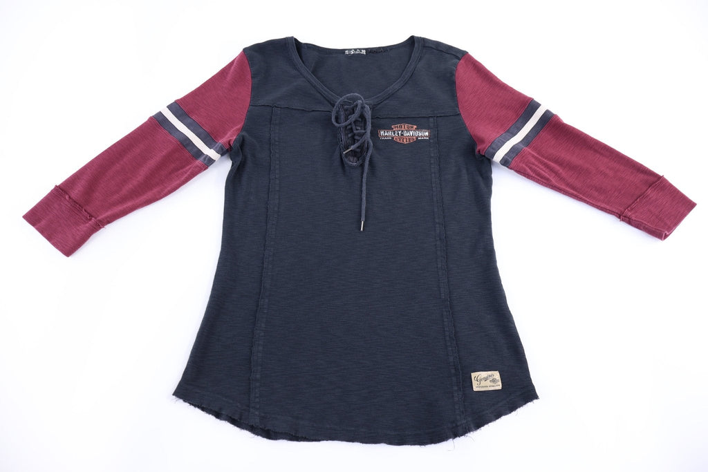 Women's Harley Davidson Motorcycles Black & Red T-shirt product image 1
