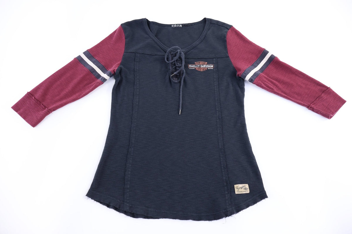 Women's Harley Davidson Motorcycles Black & Red T-shirt product image 1