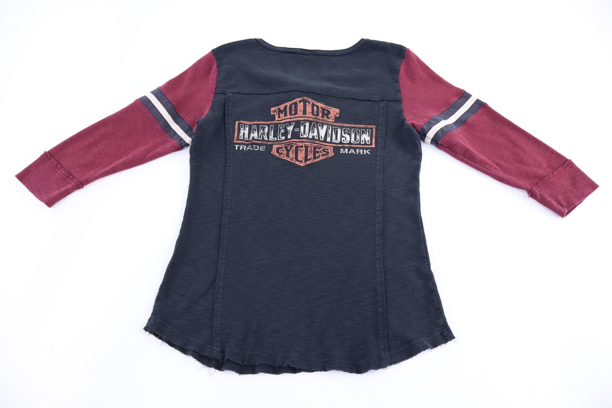 Women's Harley Davidson Motorcycles Black & Red T-shirt product image 2
