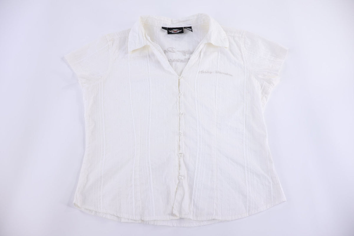 Women's Harley Davidson Motorcycles Button Down