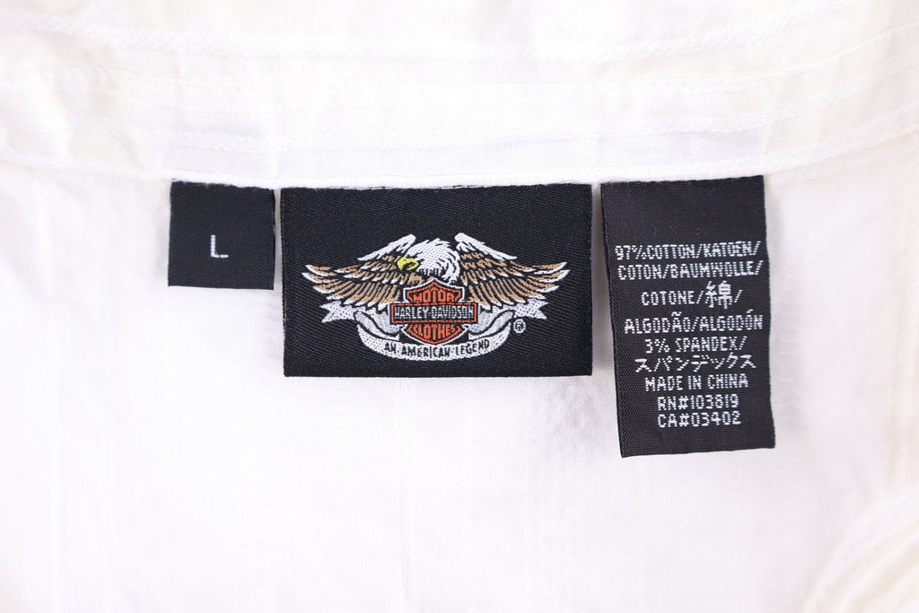 Women's Harley Davidson Motorcycles Button Down