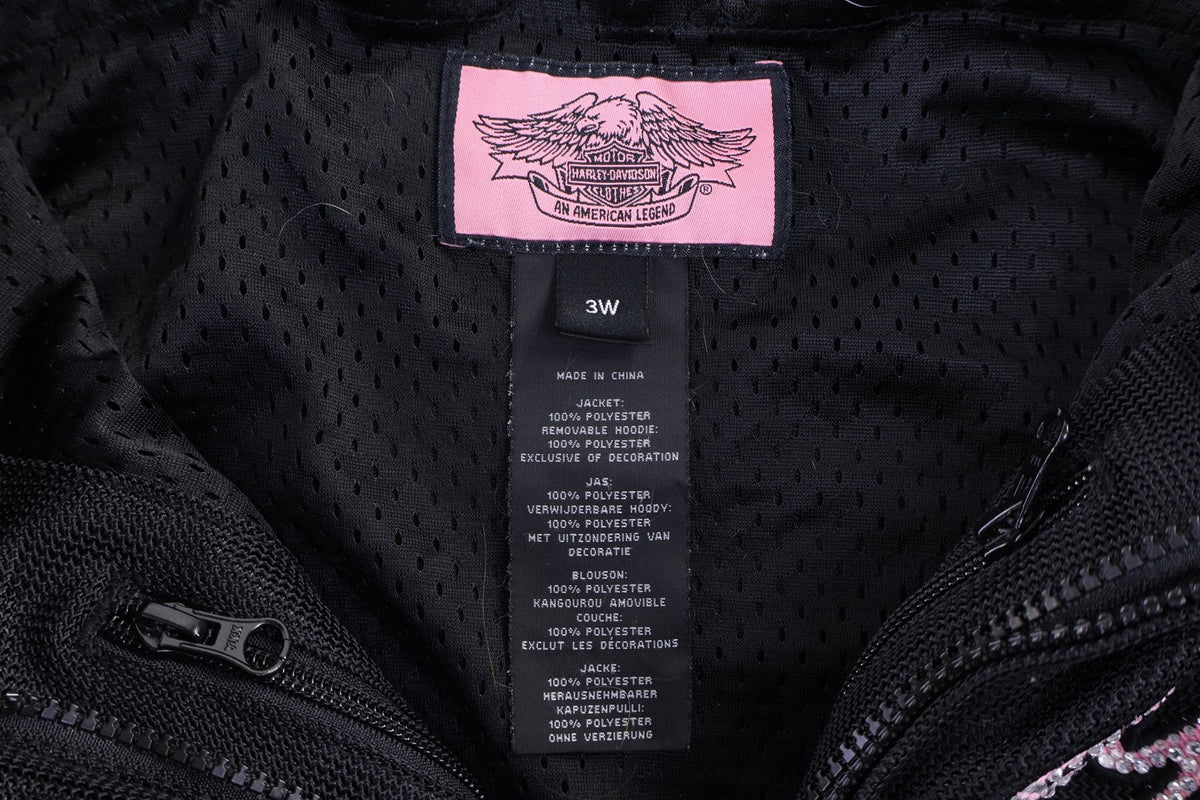 Women's Harley Davidson Motorcycles Full Zip Biker Jacket product image 3