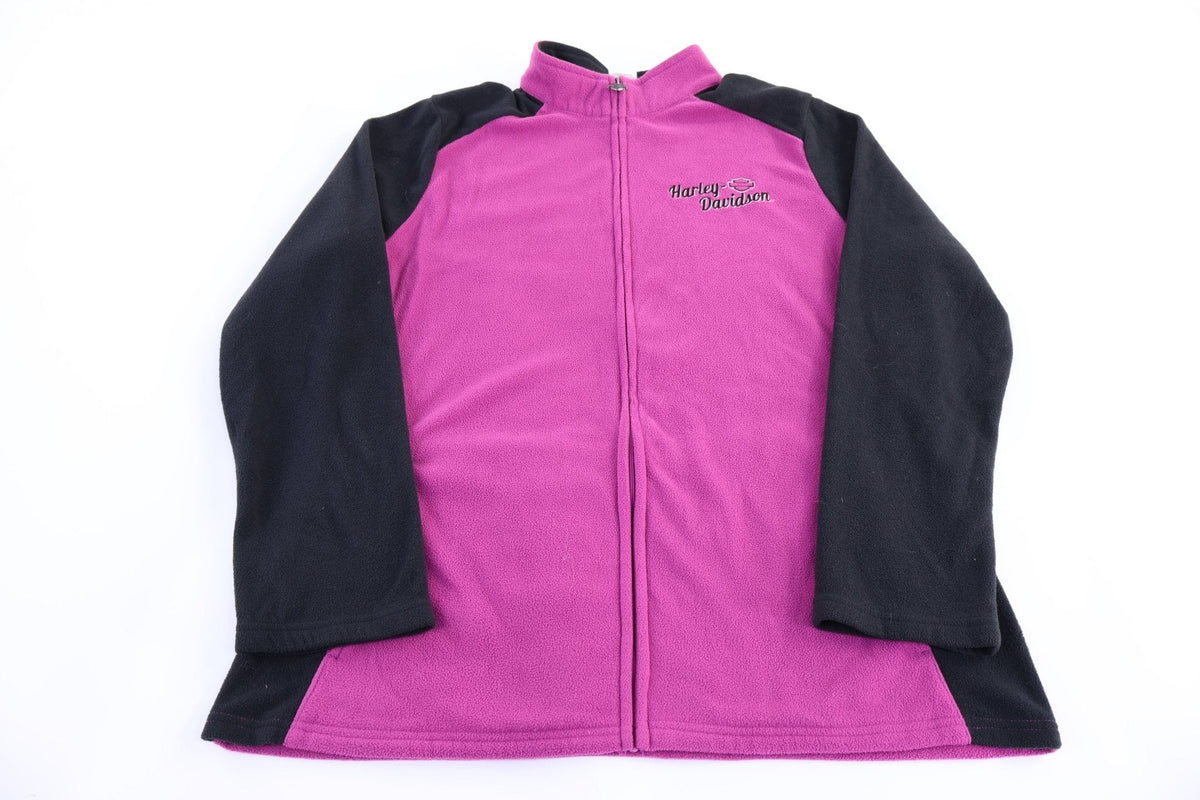 Women's Harley Davidson Motorcycles Full Zip Fleece Sweater