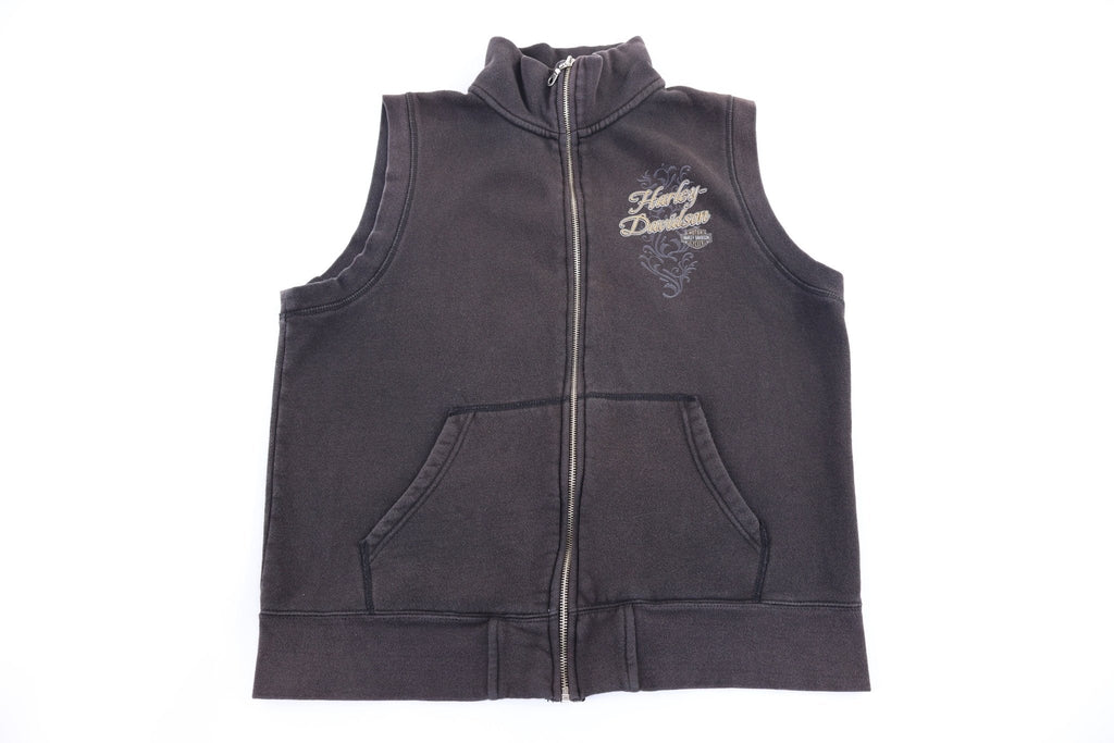 Women's Harley Davidson Motorcycles Full Zip Vest