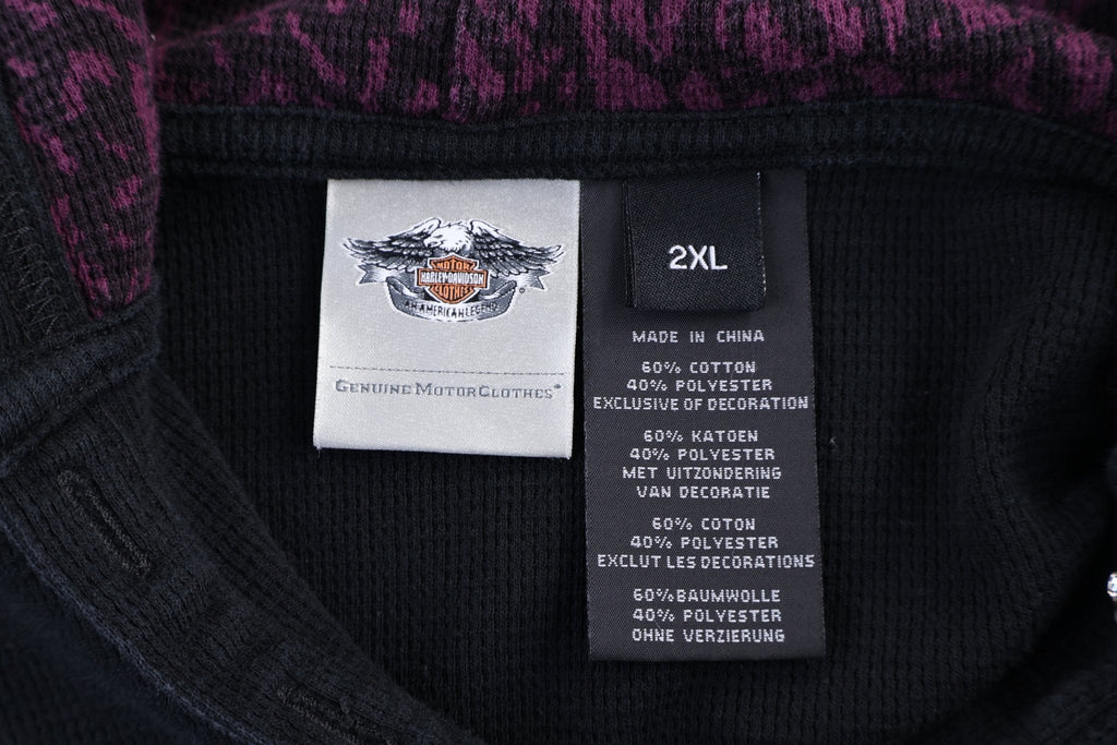 Women's Harley Davidson Motorcycles Henley LS T-shirt product image 3
