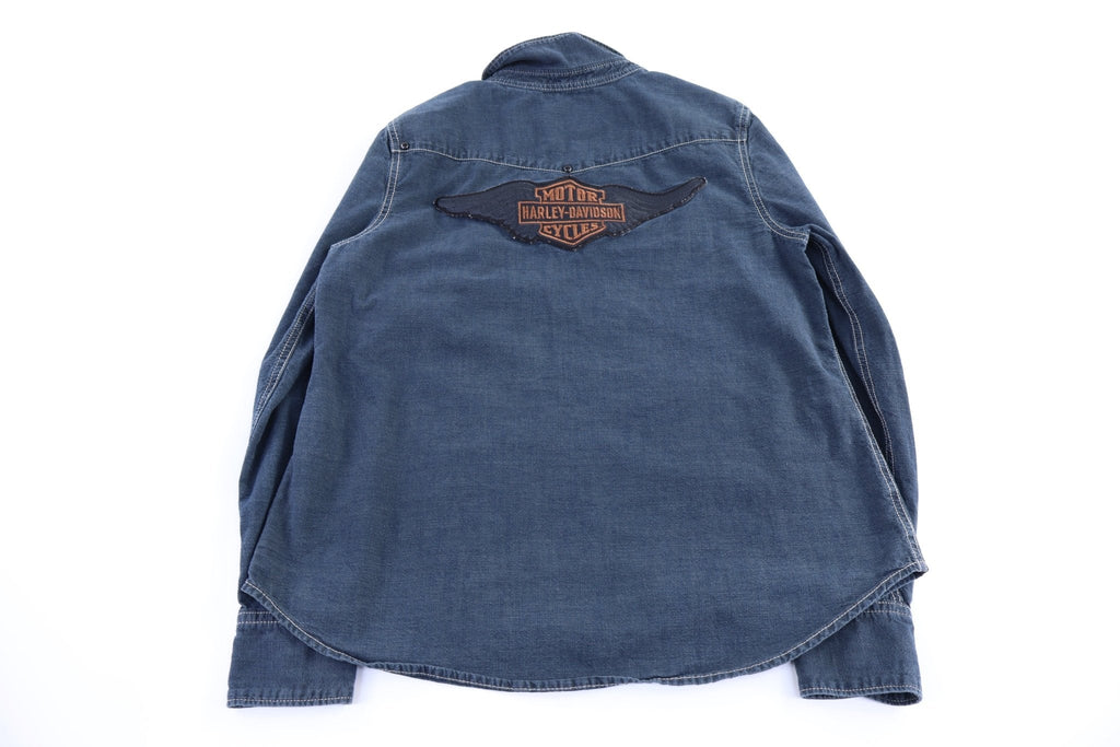 Women's Harley Davidson Motorcycles LS Button Down