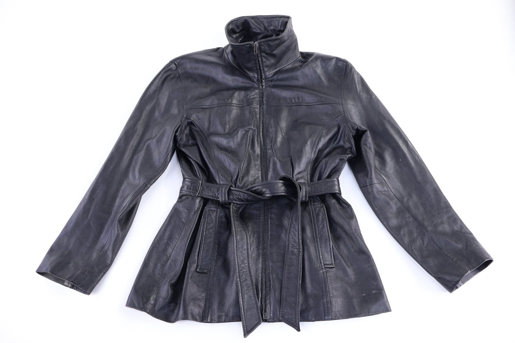 Women's JLC New York Black Leather Jacket product image 1