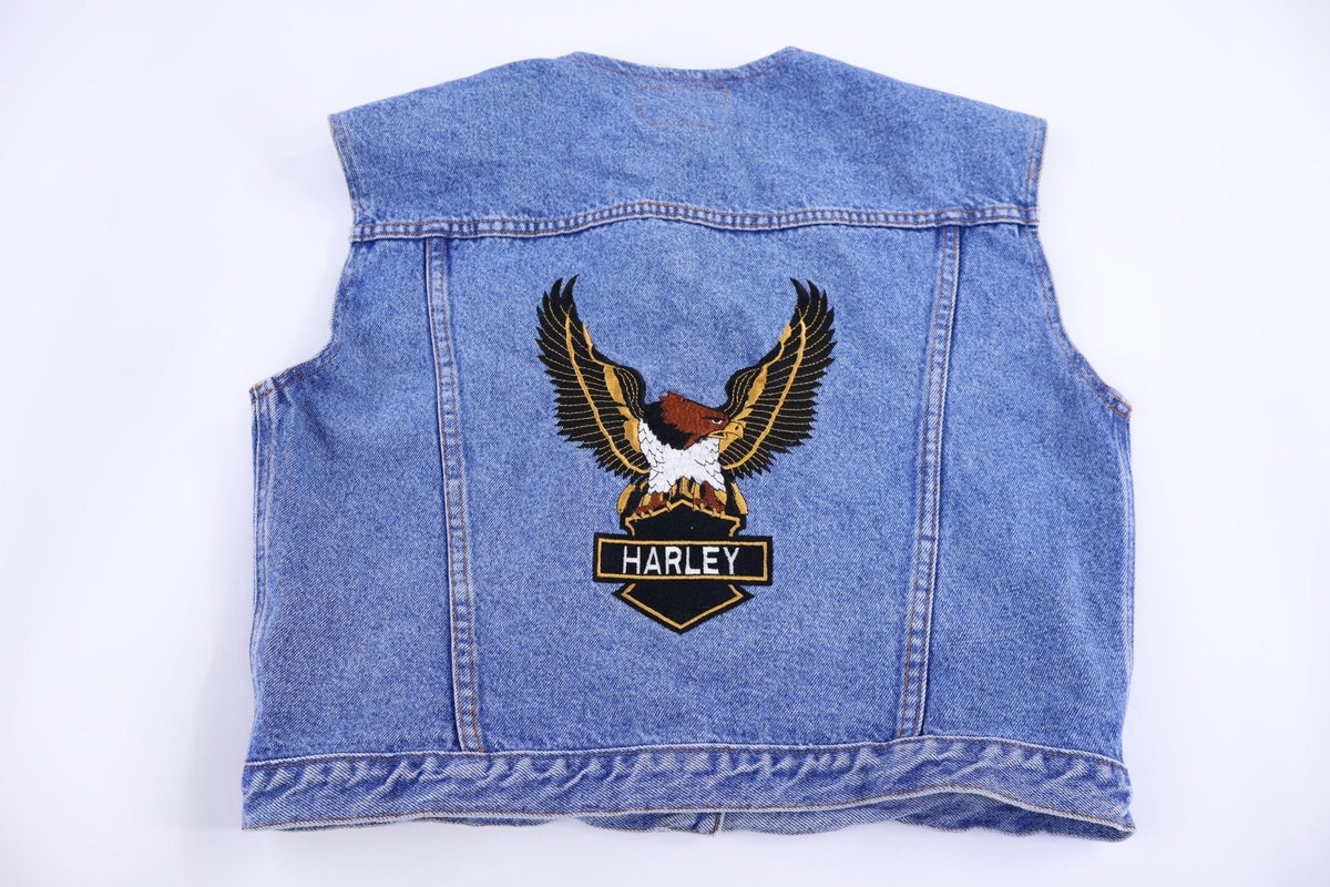 Women's Jordache Medium Wash Denim Vest product image 1