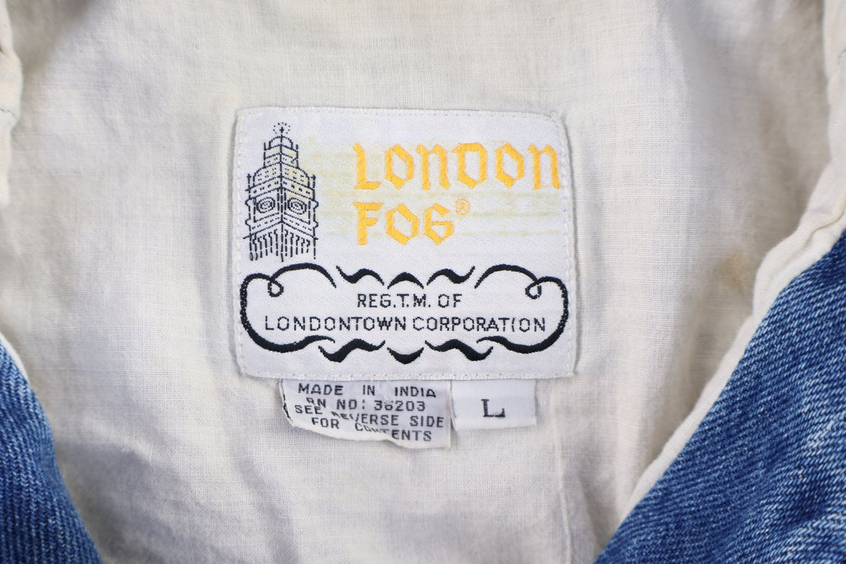Women's London Fog Medium Wash Denim Jacket product image 3