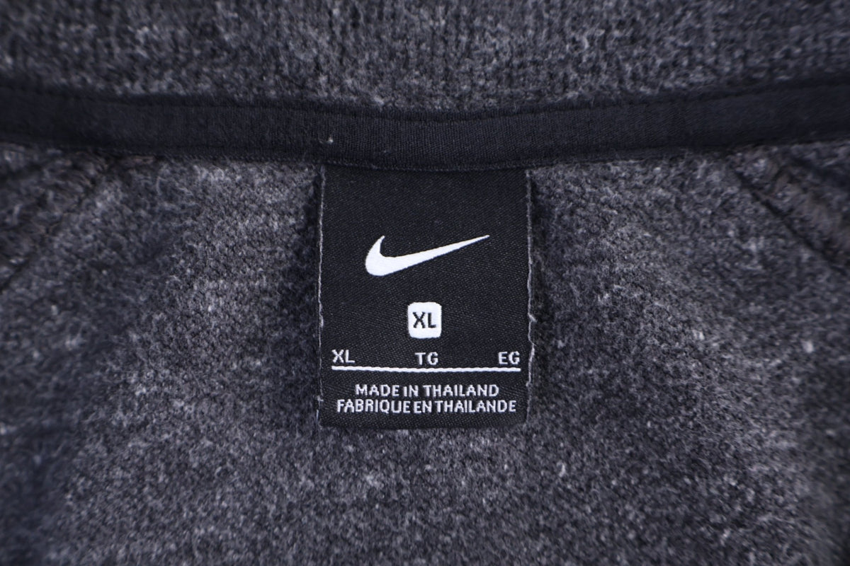 Women's Nike Embroidered Logo Quarter Zip Sweater