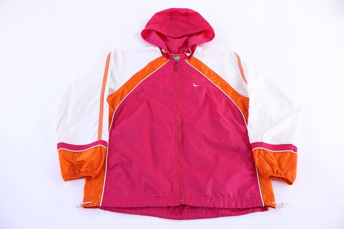 Women's Nike Full Zip Pink, White and Orange Jacket product image 1