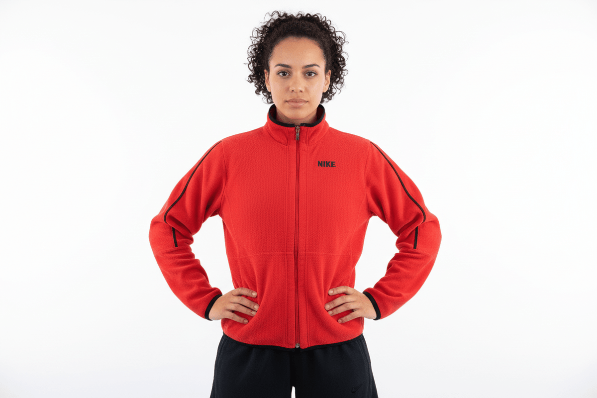 Women's Nike Red Full Zip Fleece Jacket product image 1