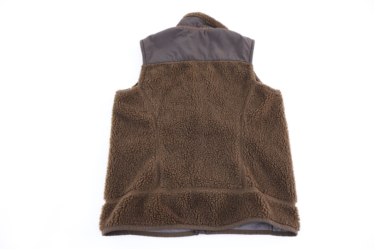 Women's Patagonia Brown Sherpa Full Zip Vest