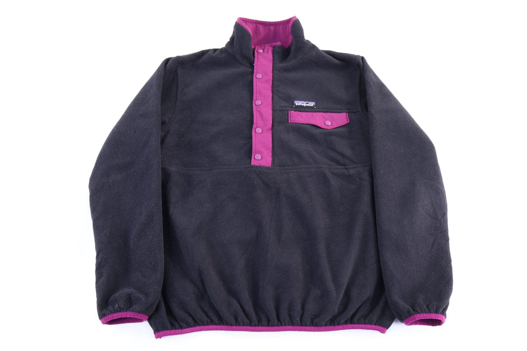Women's Patagonia Logo Patch Purple & Black Pullover