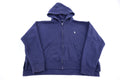 Women's Polo Ralph Lauren Embroidered Logo Blue Full Zip product image 1