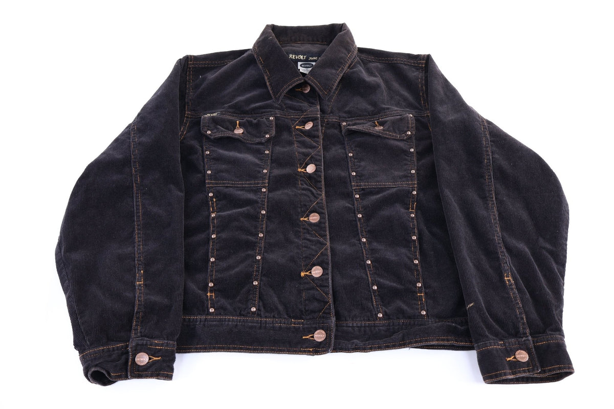 Women's Revolt Black Corduroy Jacket product image 1