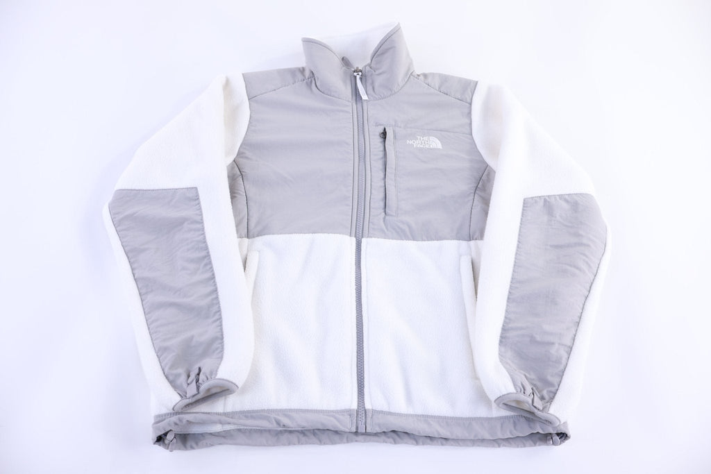 Women's The North Face Embroidered Logo Grey & White Jacket product image 1