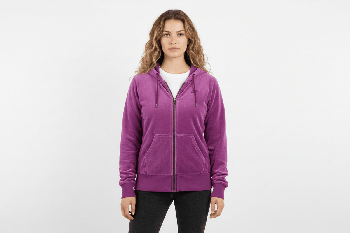 Women's Vintage Nike Purple Full Zip Jacket product image 1