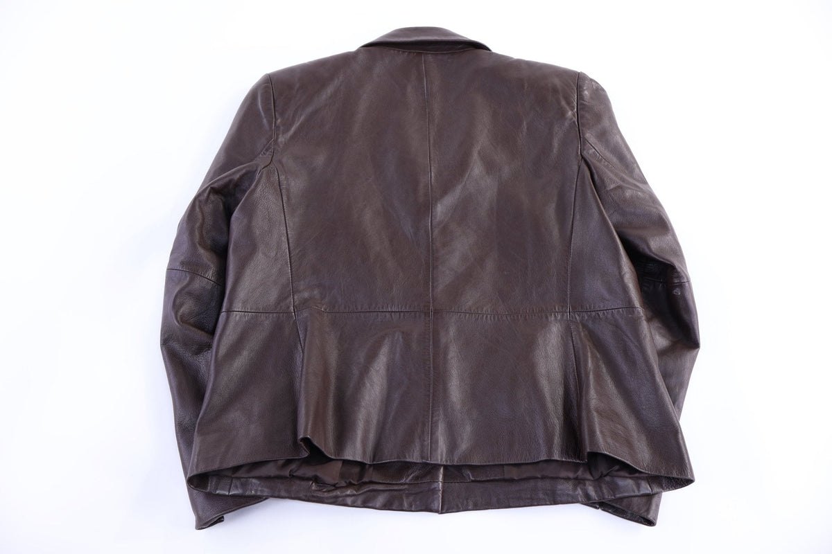Women's Vintage Talbots Brown Leather Jacket product image 2
