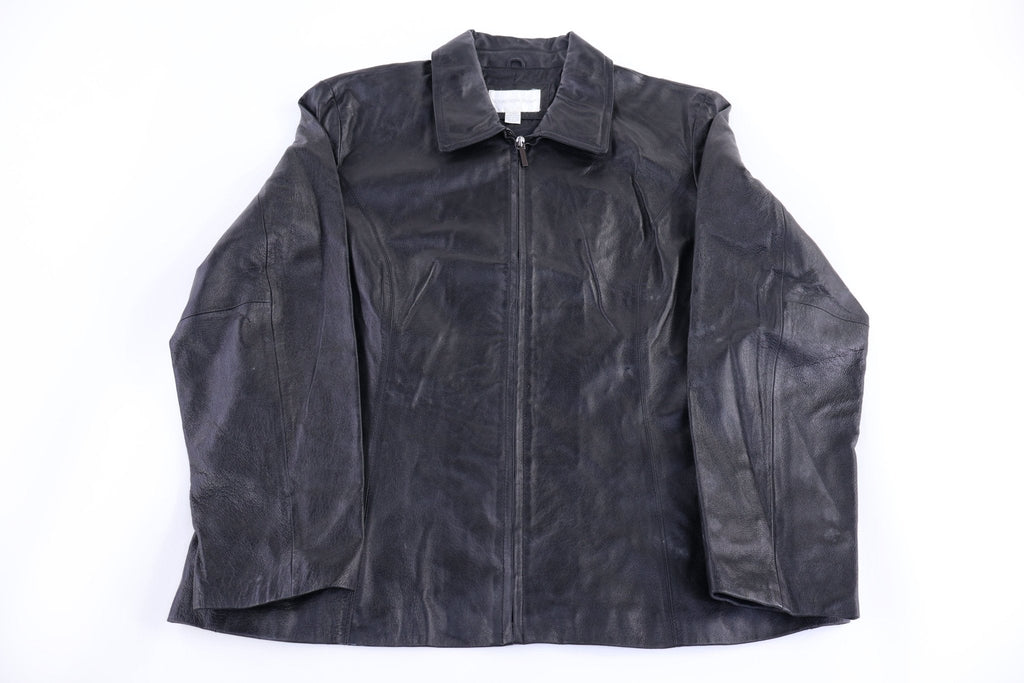 Women's Worthington Black Leather Jacket product image 1