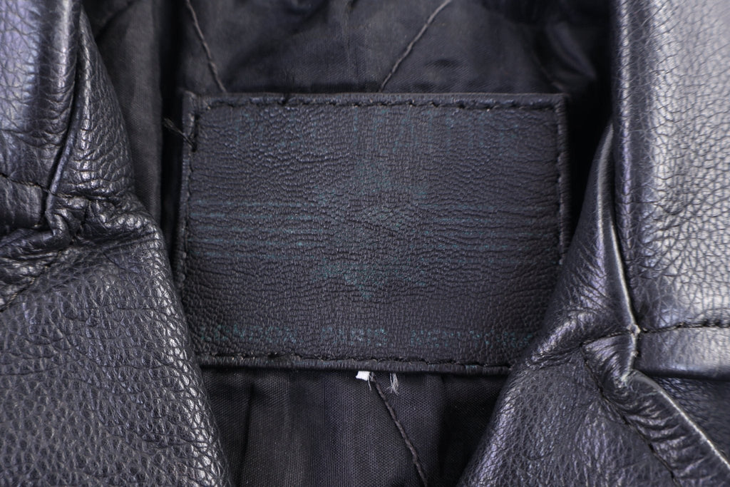 Youth Black Leather Jacket product image 3