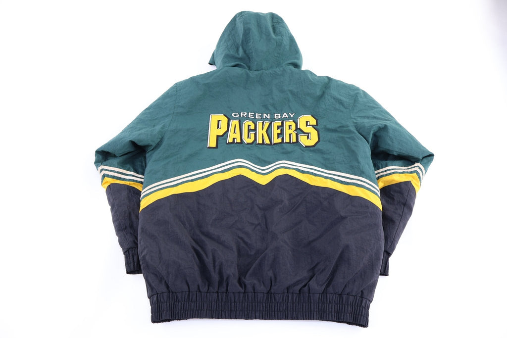 Youth Vintage Green Bay Packers Football Puffer Jacket product image 2