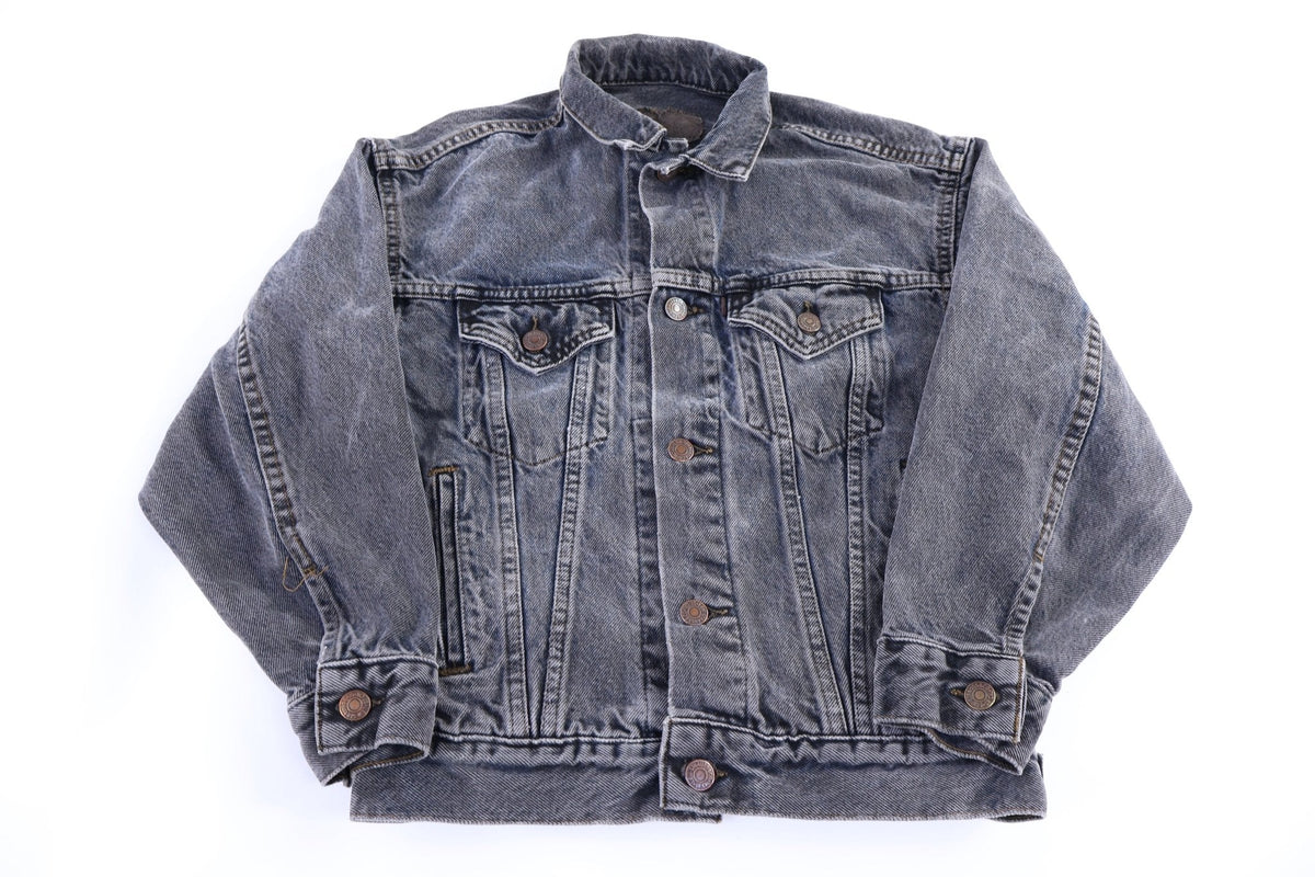 Youth Vintage Levi's Black Denim Trucker Jacket product image 1